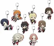 [DYNWAVE] MNF 8pcs Persona 5 Keychain,Anime P5 Yoshizawa Kasumi Cosplay Makoto Niijima Costume Futaba Sakura Cosplay Acrylic Keyring Pendant, 2.35inch, Persona 5