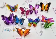 10 Wholesale Butterfly Crystal Suncatchers, suncatcher gifts hamade in Australia