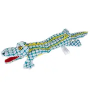 Indestructible Squeaky Crocodile Plush Toy for Small Aggressive Dog Chewers