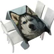 Animal Art Husky Dog Tablecloth