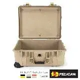 在飛比找遠傳friDay購物優惠-美國 PELICAN 1560NF 輪座拉桿氣密箱 空箱 沙