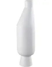 [SOGA] Ornament Minimalist Home Decor Vase 14x52cm in White