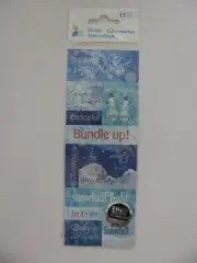 Momenta Stickers SNOWFLAKES BUNDLE UP SNOWMEN NIP