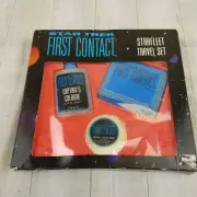 STAR TREK First Contact Starfleet Travel Set Soap Cologne Wallet - 1996 Original