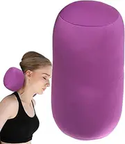[Generic] Round Cervical Roll Bolster Pillow, Soft Microbead Travel Neck Support Pillow, Microbead Bolster Tube Pillow, For Sofa Recliner Couch Offices Chair Airplanes Sleeping Travel Great pai-n-relief Support