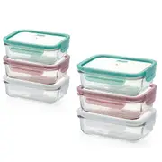 Glasslock Rectangular Container Set (3pcs) - 400mL