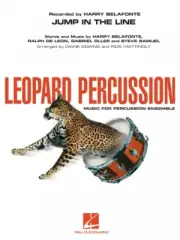 Jump in the Line Leopard Percussion Ensemble Book NEW 004003136