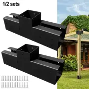 Porches Gazebo Corner Pergola Brackets Easy Installation And Better Fixation