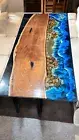 40"x80" Wave Console Dining Table Modern Hallway Living Room Kitchen Furniture