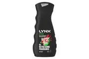 LYNX Body Wash 8-hour refreshing scent Africa shower gel with squeezed mandarin and sandalwood notes 400 ml