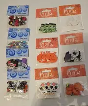 Halloween Buttons To Spice Things Up, 9 Packs, Ghost, Frankenstein, Spiders