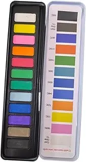 Generic Watercolor Paint Brush Set, 12 Colors Watercolor Paint Kit, Aquarelle for Artists