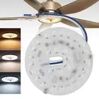 4 Inch Ceiling Fan LED Light Replacement 3000K 5000K 3 Colour Dimmable 15W