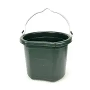 Fortiflex Flat-Back Bucket 3.5 Gal Hunter Green