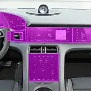 JCAKES Car GPS Navigation Screen Protector LCD Display Film Cover Interior TPU Transparent Film PPF Accessories，for Porsche Taycan 2019-2023