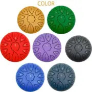 Tongue Drum 6 Inch Steel Tongue Drum Set 8 Tune Hand Pan Drum Pad Tank Sticks