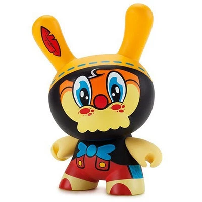 Kidrobot No Strings On Me 8" Dunny by WuzOne | Designer Art Toy Vinyl Figure