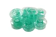 Husqvarna Viking Green Set of 10 Sewing Embroidery Machine Bobbins