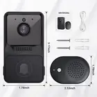 Smart Doorbell Camera Wireless WiFi Doorbell Intercom Video Camera Door Chime