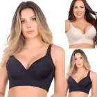 Women Stylish Deep Cup Bra Hide Back Fat Full-Back Coverage Push Up Sports Bra