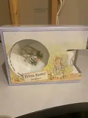 Wedgwood Peter Rabbit New In Box 3 Piece Dish Set Beatrix Potter Cup Bowl Plate