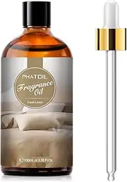 PHATOIL Fresh Linen Fragrance Oils 100ML/3.38FL.OZ, Essential Oils for Diffuser, Humidifier, Aromatherapy, DIY Candle, Soap and Scented Products Making