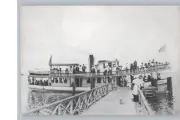 Steamer Gladys Ship Postcard 3.5"x5.5" Kinzie Brothers Line US Mail Fort Myers