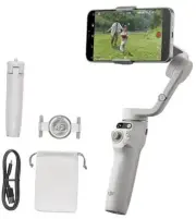 Osmo Mobile 6, 3-Axis Phone Gimbal, Object Tracking, Standalone Platinum Gray