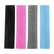 4 Pack Non-Slip Elastic Sports Headband for Women, Headband Sweat Band6417