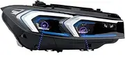 Car Model Compatible For BMW G20 G28 3 Series 2019-2022 320i 3 Series Head Lamps LED Headlight LED Dual Projector Facelift(A)