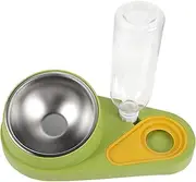 Totority Automatic Pet Food and Water Dispenser Bowl Durable Feeding for Cats and Dogs Angled Design for Convenient Food Storage Feeder