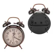4-inch Retro Double Bell Small Alarm Clock With Night Light Alarm Clock Shipped