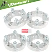 4Pcs 1" Wheel Spacers 4x4 4x101.6 Fits Yamaha Golf Carts 12x1.25 Studs 68.5mm