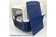 YES4PETS XL Dog Puppy Cat Crate Pet Rabbit Parrot Airline Carrier Cage W Bowl & Tray 72x53x53cm