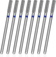 Cuticle Bit for Nail Drill, 8 Pcs 3/32'' Cuticle Cleaning Drill Bits, Professional Clean Nail Drill Bit Sets, Remove Cuticle Dead Skin for Home DIY Nail Manicure Salon Supplies