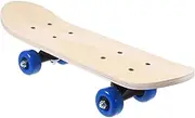 TOKIDNY Unfinished Skateboard Deck 43cm x 12.5cm Double Tail Maple Wood Paint Create Your Own Skateboard