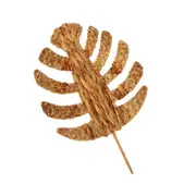 Maine & Crawford Bryant 45cm Seagrass Monsteria Hanging Wall Decor