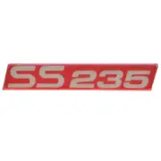MasterCraft Boat Decal 758089 | SS 235 Red Silver Vinyl 7 1/2 Inch