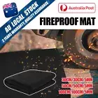 Barbecue Fire Blanket Camping Fireproof Cloth Fire Pit Mat Picnic BBQ Pad AU
