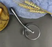 The Cut Wheel Roller Pizza Cutter Stainless Steel Kitchen Tool