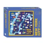 NEW YORK CITY MAP PUZZLE: 500-PIECE JIGSAW PUZZLE
