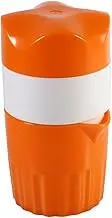 1Pcs Orange Juicer, Hand Juicer Citrus Squeezer Manual Lid Rotation Press Reamer for Lemon Lime Grapefruit with Strainer and Container
