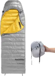 Ultralight down Cold Weather Sleeping Bag, 650FP Compact Sleeping Bag 3-4 Season