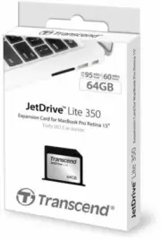 Transcend JetDrive Lite 350 64GB SSD for MacBook Pro Retina 15" Early 2013