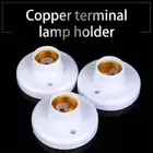 E27 Screw Cap Socket White Ceiling Light Bulb Fixing Stand Light Bulb Hold YP