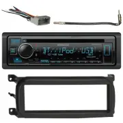 Kenwood Bluetooth Receiver, Single-DIN Dash Kit, Wire Harness, Antenna Adapter (for: Jeep)
