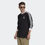 ⓉⒽⓇⒺⒺⒼ🔥ADIDAS ORIGINALS 運動長袖 大學T 棉質 三線 休閒 黑色 男款 GN3478