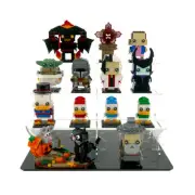 Multi-tier shelves for LEGO BrickHeadz and Funko Pop! Figures
