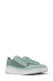 Camper Runner Up Perforated Platform Sneaker in Medium Green at Nordstrom, Size 38
