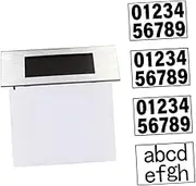 WOONEKY 1Set Outdoor Solar Address Sign Number Light for Enhanced Visibility Solar Powered for Garden Patio and Pathway Use